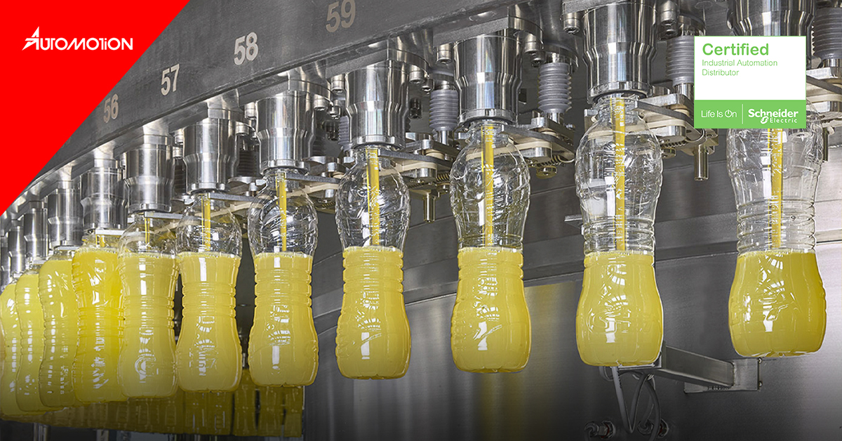 Proteção para máquinas de envase na indústria alimentícia e de bebidas