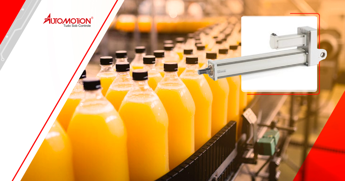 Atuadores elétricos para a indústria de Alimentos e Bebidas